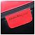 Borsa a Spalla Gancini in Pelle Rossa e Oro Salvatore Ferragamo Auth hk3177 Rosso D'oro - vista 12