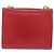 Borsa a Spalla Gancini in Pelle Rossa e Oro Salvatore Ferragamo Auth hk3177 Rosso D'oro - vista 2