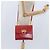 Borsa a Spalla Gancini in Pelle Rossa e Oro Salvatore Ferragamo Auth hk3177 Rosso D'oro - vista 21
