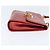 Borsa a Spalla Gancini in Pelle Rossa e Oro Salvatore Ferragamo Auth hk3177 Rosso D'oro - vista 4
