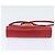 Borsa a Spalla Gancini in Pelle Rossa e Oro Salvatore Ferragamo Auth hk3177 Rosso D'oro - vista 5