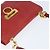 Borsa a Spalla Gancini in Pelle Rossa e Oro Salvatore Ferragamo Auth hk3177 Rosso D'oro - vista 6