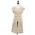CHANEL Camicia Lunga in Lana Beige CC Auth 136572M