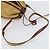 Borsa a Spalla Cartier Saint Laurent in Pelle 2 Set Beige Marrone Auth BA9213 - vista 13