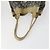 Borsa a Spalla Cartier Saint Laurent in Pelle 2 Set Beige Marrone Auth BA9213 - vista 5