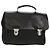 Borsa da lavoro PRADA in nylon e pelle nera argento autentica bs31717 Nero