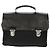 Borsa da lavoro PRADA in nylon e pelle nera argento autentica bs31717 Nero - vista 2