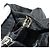 Borsa da lavoro PRADA in nylon e pelle nera argento autentica bs31717 Nero - vista 24