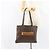 Céline Borsa tote in tela Macadam CELINE in pelle PVC marrone oro Auth ep12237 D'oro - vista 24