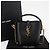SAINT LAURENT Micro Borsa a Mano Pelle Nera Oro Auth 154229SM Nero D'oro - vista 23