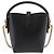 SAINT LAURENT Micro Borsa a Mano Pelle Nera Oro Auth 154229SM Nero D'oro - vista 3