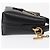 SAINT LAURENT Micro Borsa a Mano Pelle Nera Oro Auth 154229SM Nero D'oro - vista 4