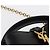 SAINT LAURENT Micro Borsa a Mano Pelle Nera Oro Auth 154229SM Nero D'oro - vista 8