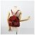Mochila de Camurça Gucci Bamboo Vermelha Dourada 003 2058 0016 Auth th6525 Vermelho Dourado - vista 28