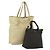 Borsa Tote PRADA Nylon 2 Set Kaki Beige Auth 151727 Cachi