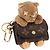 LOUIS VUITTON Monogram LV Charm Carino M01561 LV Auth 159701SM Monogramma