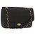 BALLY Borsa a Spalla a Catena Pelle Nera Oro Auth 156131 Nero D'oro