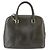 Borsa a mano in pelle Salvatore Ferragamo 2 in 1 khaki oro Auth gh1429 - vista 3