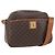 Céline Borsa a Spalla in Tela Macadam CELINE in Pelle PVC Marrone Oro Auth 159160 D'oro
