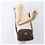 Céline Borsa a Spalla in Tela Macadam CELINE in Pelle PVC Marrone Oro Auth 159160 D'oro - vista 22