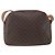 Céline Borsa a Spalla in Tela Macadam CELINE in Pelle PVC Marrone Oro Auth 159160 D'oro - vista 3
