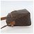 Céline Borsa a Spalla in Tela Macadam CELINE in Pelle PVC Marrone Oro Auth 159160 D'oro - vista 4