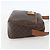 Céline Borsa a Spalla in Tela Macadam CELINE in Pelle PVC Marrone Oro Auth 159160 D'oro - vista 5
