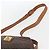 Céline Borsa a Spalla in Tela Macadam CELINE in Pelle PVC Marrone Oro Auth 159160 D'oro - vista 8