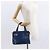 Borsa a mano Gancini in pelle azzurro chiaro e oro Auth BA9168 di Salvatore Ferragamo D'oro Blu chiaro - vista 22