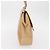 Borsa a Spalla Gancini in Pelle Beige Argento Auth BA8874 di Salvatore Ferragamo - vista 5