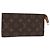 LOUIS VUITTON Monogram Bucket GM Accessory Pouch LV Auth 159652