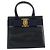Bolso de mano Vala de cuero azul marino y dorado Auth BA8854 de Salvatore Ferragamo - vista 2