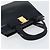 Bolso de mano Vala de cuero azul marino y dorado Auth BA8854 de Salvatore Ferragamo - vista 6