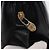 Céline Borsa a Spalla CELINE Circle in Pelle Nera e Oro Auth 156282 Nero D'oro - vista 14