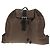 PRADA Backpack Nylon Gray Silver Auth 153654V Brown Silvery - view 13