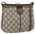 Borsa Sherry Line GG Supreme Web di GUCCI in PVC beige e oro 10 02 037 Auth 157006 D'oro