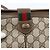 Borsa Sherry Line GG Supreme Web di GUCCI in PVC beige e oro 10 02 037 Auth 157006 D'oro - vista 14