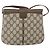 Borsa Sherry Line GG Supreme Web di GUCCI in PVC beige e oro 10 02 037 Auth 157006 D'oro - vista 3