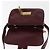 Borsa a Spalla CÉLINE Horse Carriage in Pelle Bordeaux Oro Auth 156289 D'oro Bordò - vista 18