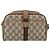 Borsa Sherry Line GG Supreme Web di GUCCI in PVC beige e oro 116 02 055 Auth BA8616 D'oro - vista 2
