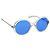 Occhiali da sole CHANEL in plastica Blu CC Auth 155953M