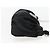 Borsa a Spalla Gancini Chain Salvatore Ferragamo Satin Nero Argento Auth 156969V - vista 5