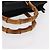 Borsa a mano in pelle Gucci Bamboo Nera Oro 001 2855 1875 0 Auth ka770 Nero D'oro - vista 7