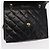 CHANEL Borsa a Spalla Matelassé in Pelle Nera con Catena Dorata CC Auth 156461 Nero D'oro - vista 17