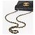 CHANEL Borsa a Spalla Matelassé in Pelle Nera con Catena Dorata CC Auth 156461 Nero D'oro - vista 8