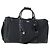 Borsa Boston Salvatore Ferragamo in nylon nero argento autentica BA8227