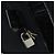 Borsa Boston Salvatore Ferragamo in nylon nero argento autentica BA8227 - vista 19
