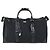 Borsa Boston Salvatore Ferragamo in nylon nero argento autentica BA8227 - vista 2