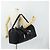 Borsa Boston Salvatore Ferragamo in nylon nero argento autentica BA8227 - vista 27