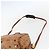 Borsa Boston MCM Logogram Vicetos in pelle PVC 2 in 1 marrone oro Auth 156940 D'oro - vista 9